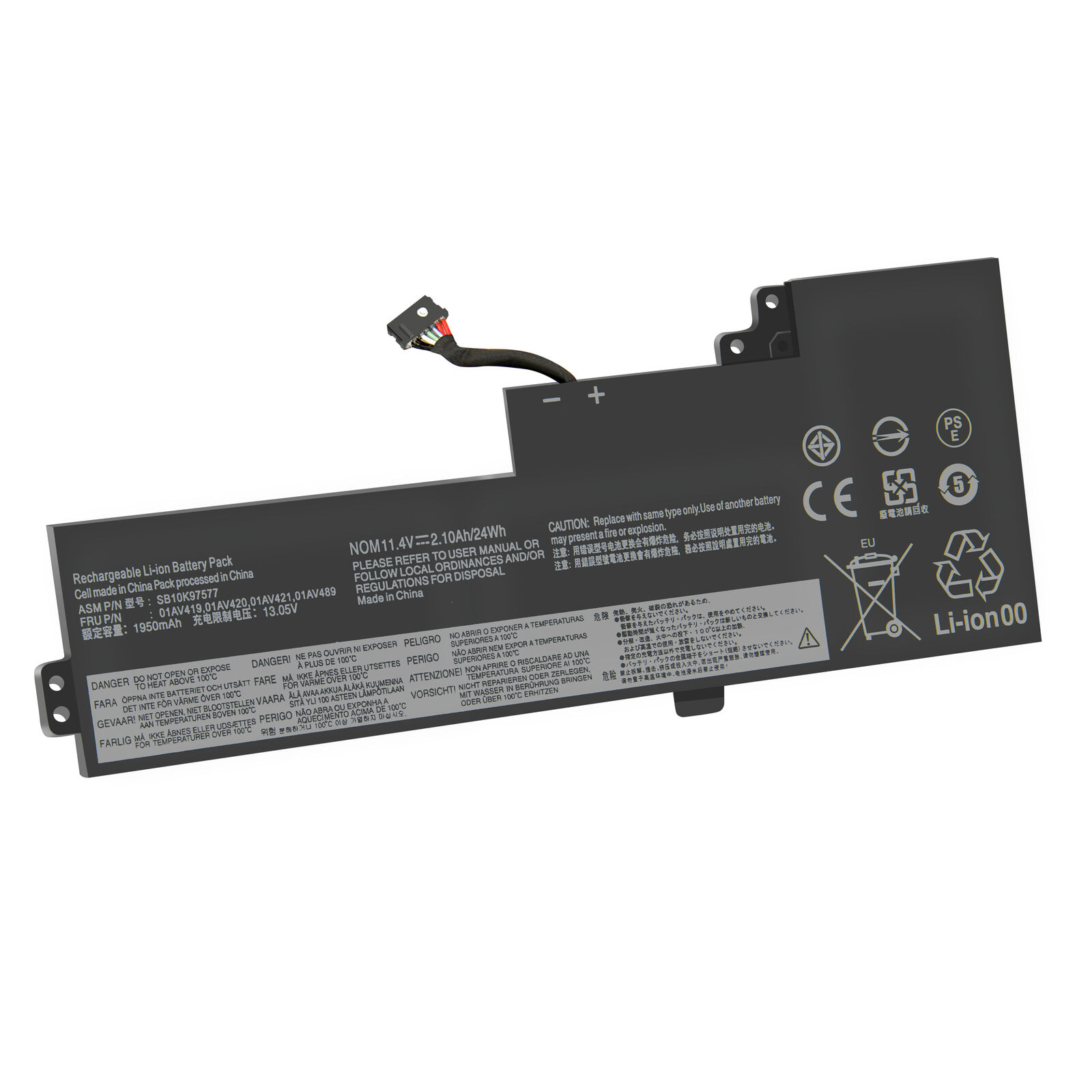 Lenovo ThinkPad T470 20HD002TCD/20HDA003CD/20HDA004CD/20HDA01FCD compatible battery