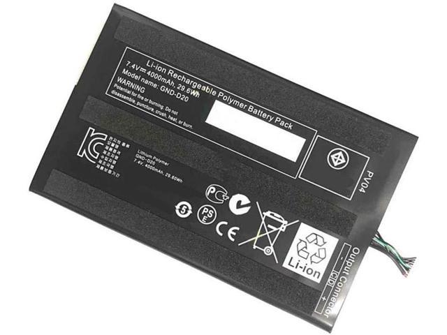 4000mAh 7.4V GND-D20 For Gigabyte S1080 Tablet PC compatible Battery