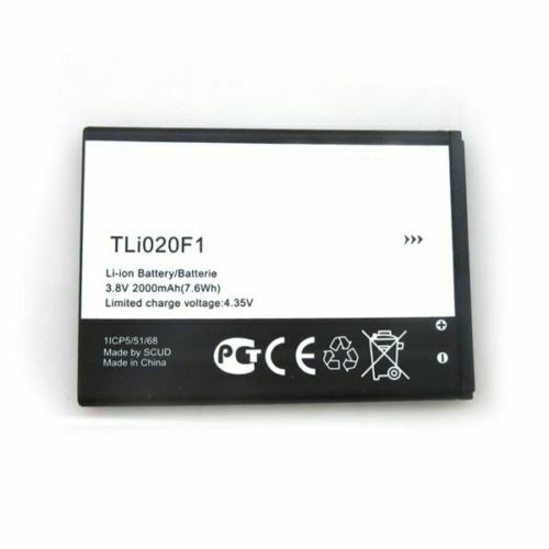 ALCATEL TLi020F1 ONE TOUCH OT-7040 OT- 7041 2000mAh compatible Battery