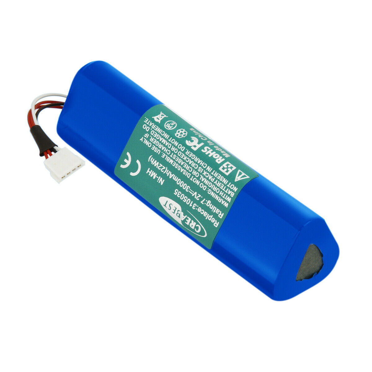 7.2V Fluke 3105035,Ti-25,Ti-10,Ti-20,Fluke Ti20-RBP,3000mAh,Ni-MH compatible Battery