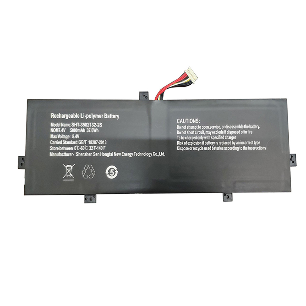 7.4V 5000mAh RTDPART 3582132-2S Haoqin haobook140compatible battery