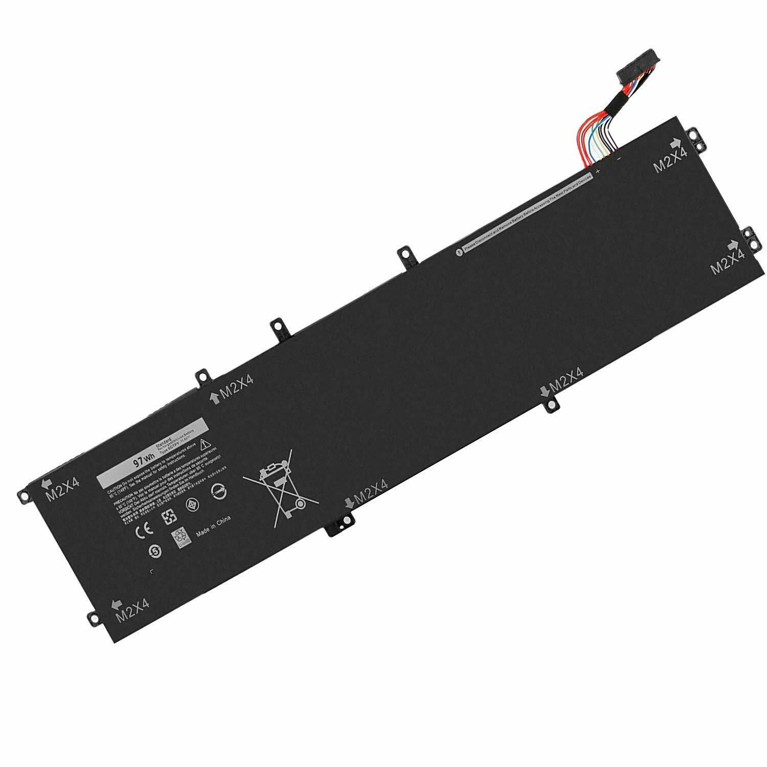 97Wh 6GTPY Dell Precision 5510 XPS 15 9550 9560 5XJ28 H5H20 5D91C compatible battery