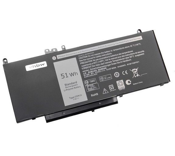 6MT4T DELL Latitude E5250 E5450 E5270 E5470 E5550 compatible battery - Click Image to Close