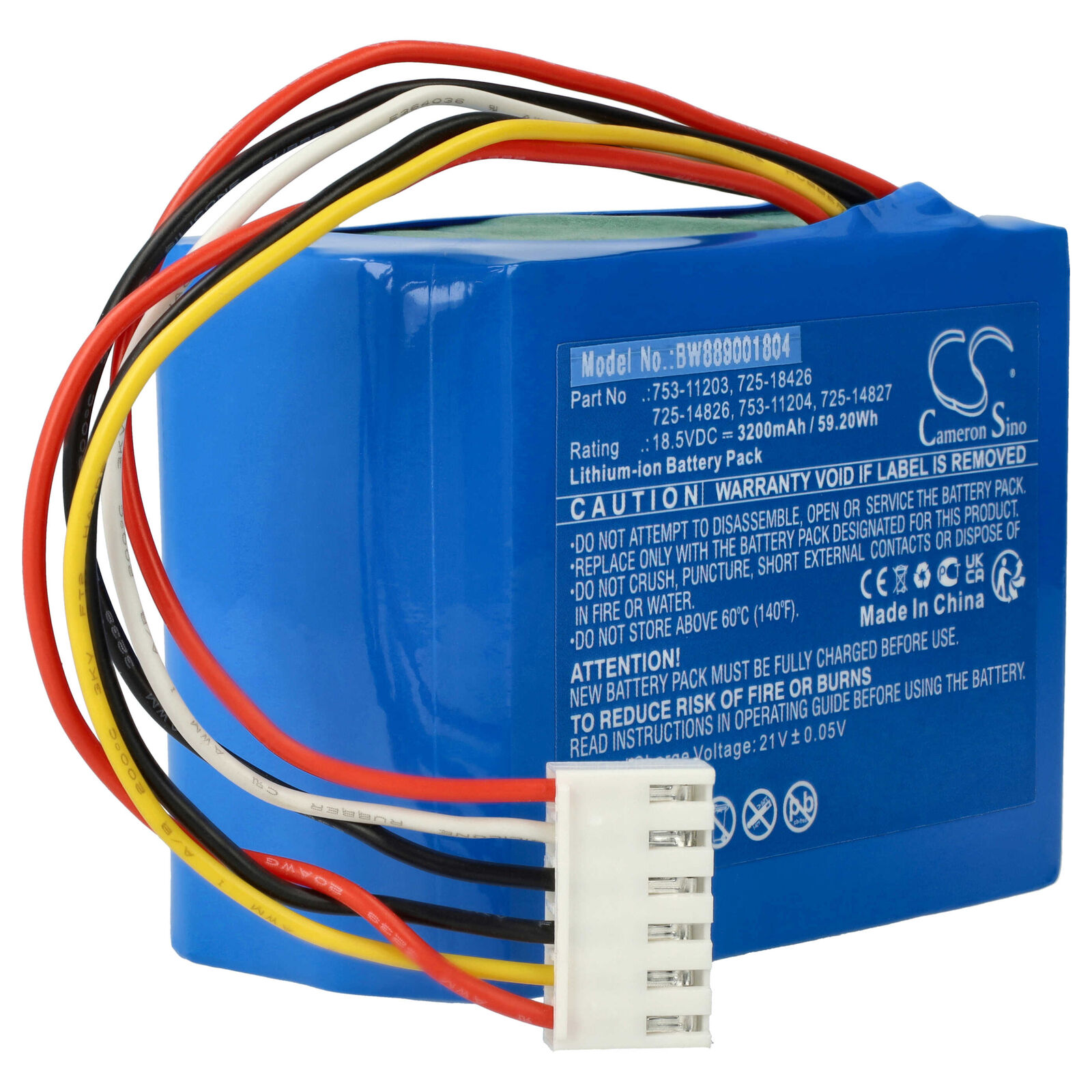 CubCadet 753-11203, 725-14826, 725-14827, 725-18426 18,5V compatible battery