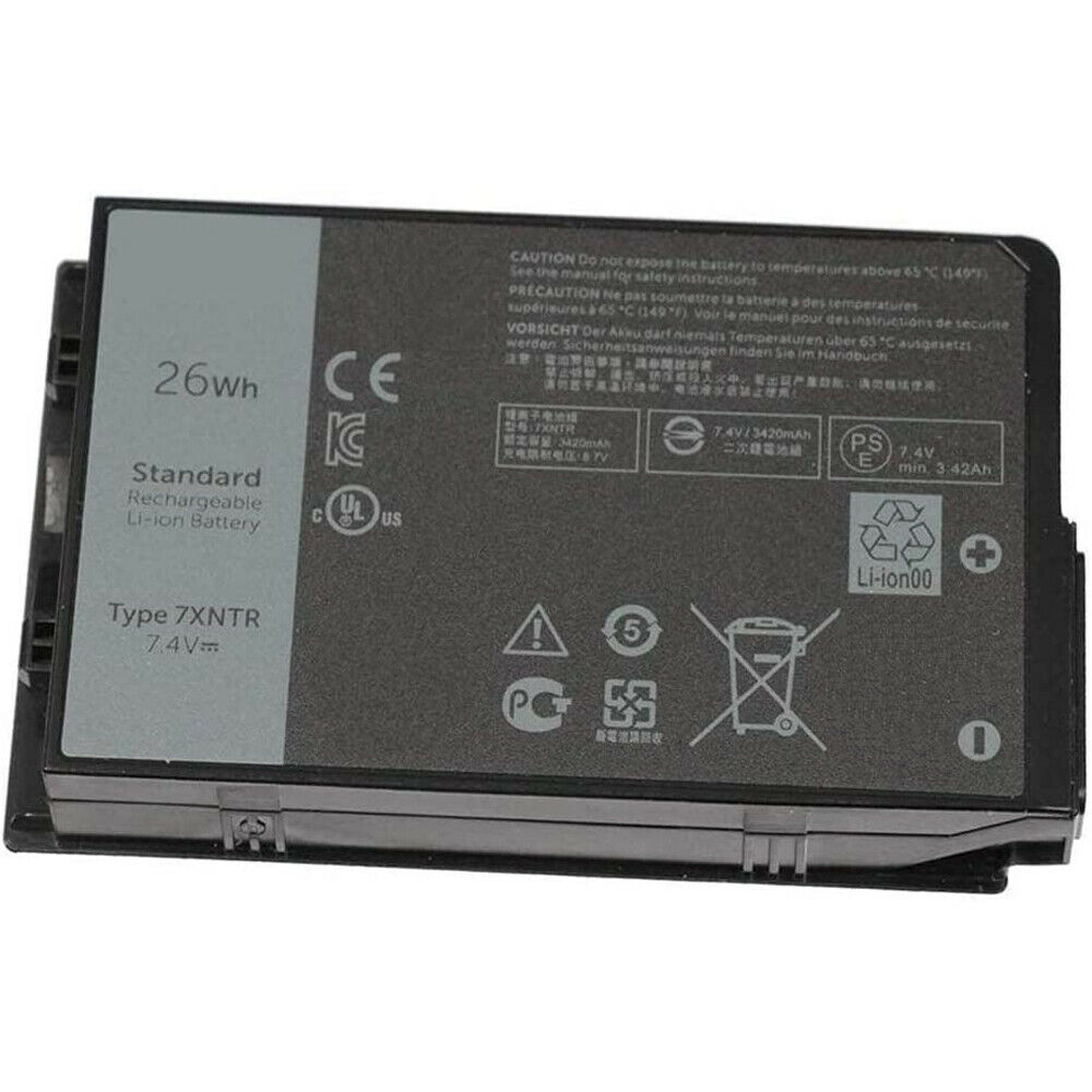 7XNTR Dell Latitude 12 7202 Rugged Tablet 0FH8RW FH8RW J7HTX 27JT0 compatible battery