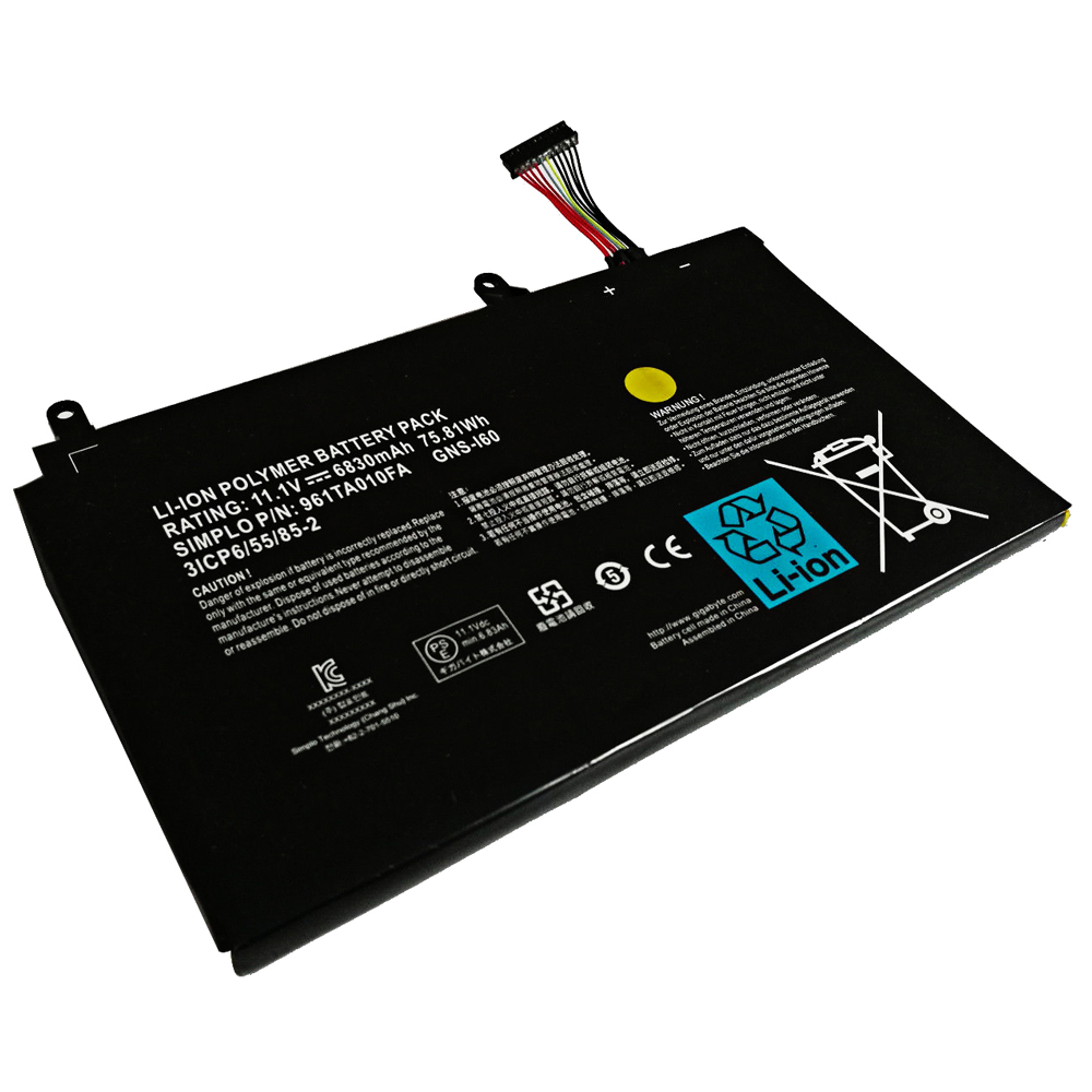 GNS-I60 961TA010FA GIGABYTE P35 P35W V3 P37 P37W CF1 P35K compatible battery - Click Image to Close