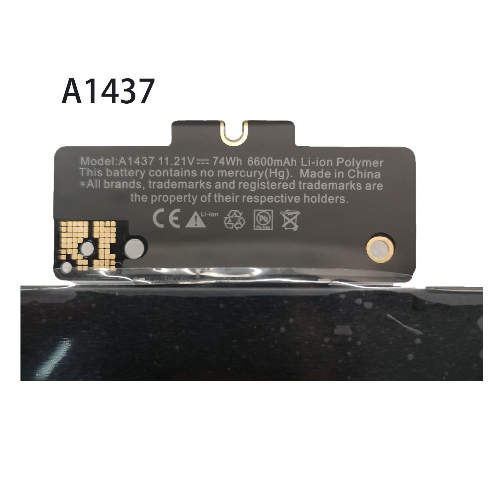 A1437 Apple A1425 (Late 2012), Retina MD101 MD101LL/A compatible battery - Click Image to Close