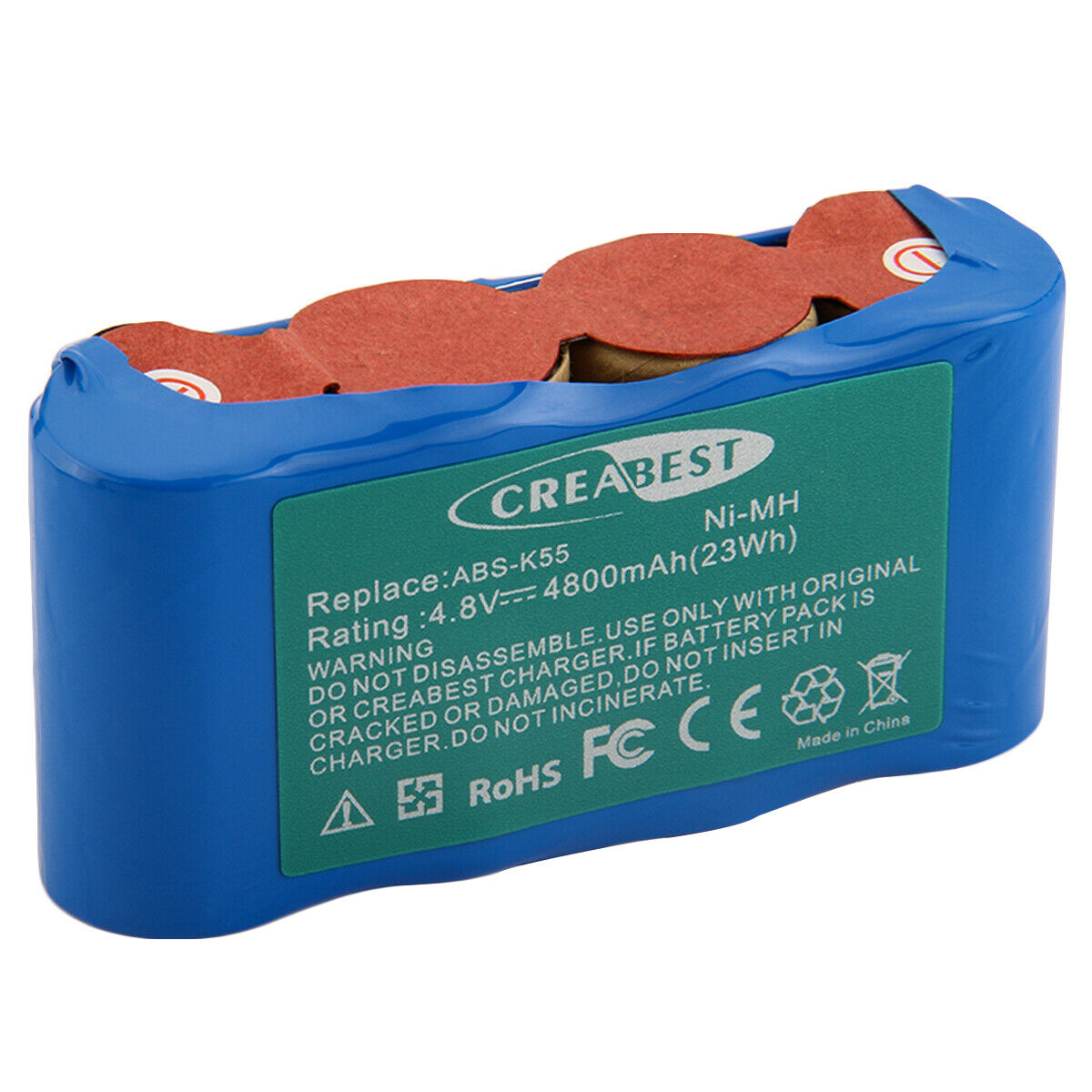 4.8AH 4800mAh Ni-MH Karcher Akkubesen K50 K85 ABS-K55 BF9900 compatible Battery