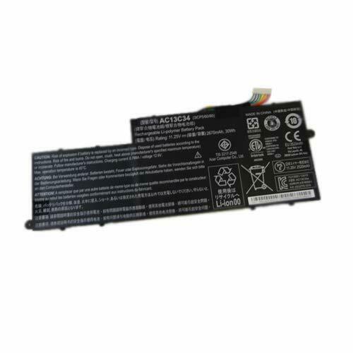 11.1V AC13C34 3ICP5/60/80 Acer Aspire V5-122P E3-111 112 V5-132P MS2377 compatible battery