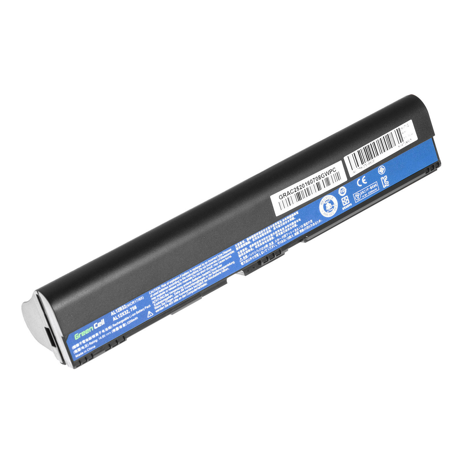 4400mAh/2200mah Acer 4ICR17/65,AL12B31,AL12B32,AL12B72 compatible battery