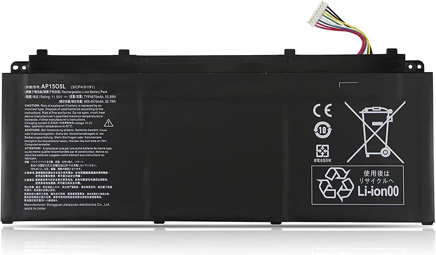 Acer Aspire S 13 Swift 1 Swift 5 Chromebook R 13 Predator Triton 700 compatible battery