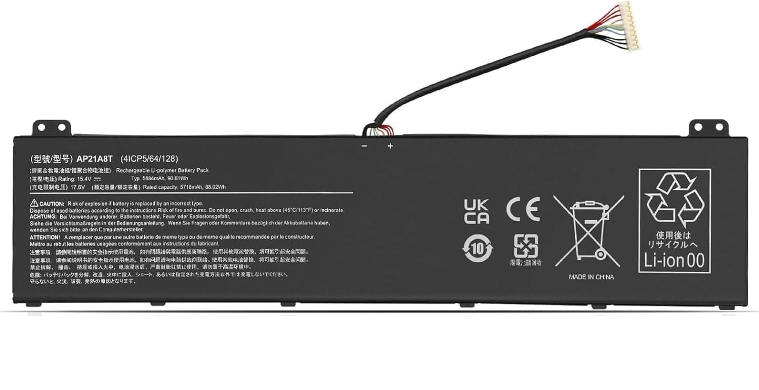 AP21A5T Acer Predator Helios 300 PH315 PH317 PH315-54 PH315-55 PH317-56 PH317-56 compatible battery