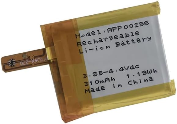 Apack APP00296 1ICP4/24/28 310mAh 3.8V compatible battery