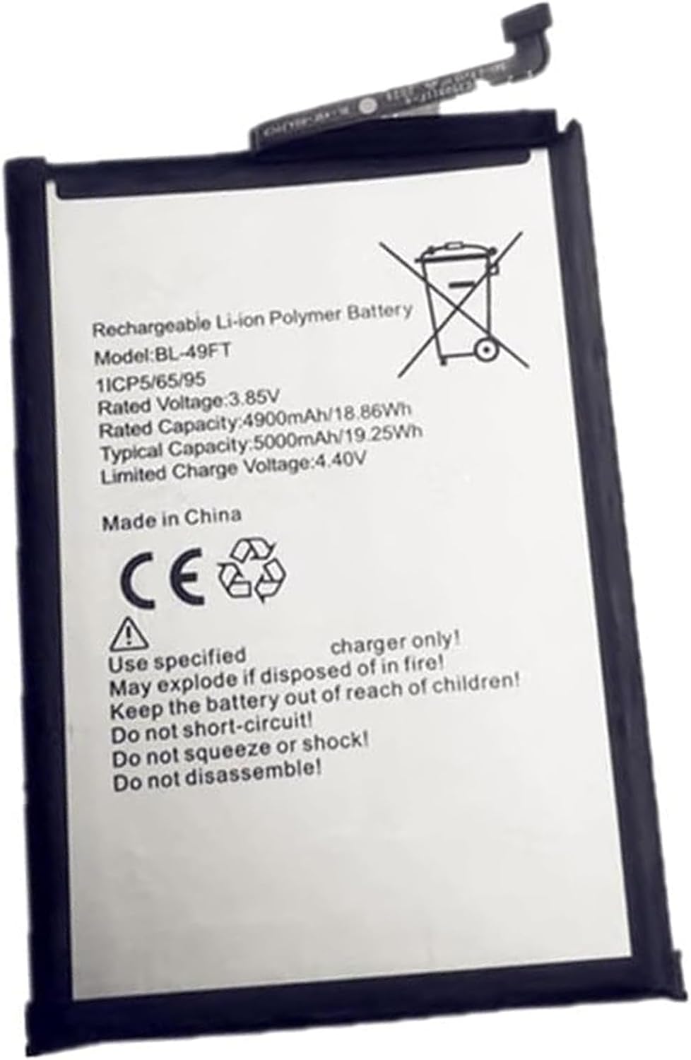 Tecno Camon 15 Spark5 Air POP 4 Spark 5 Spark5 Pro BL-49FT compatible Battery
