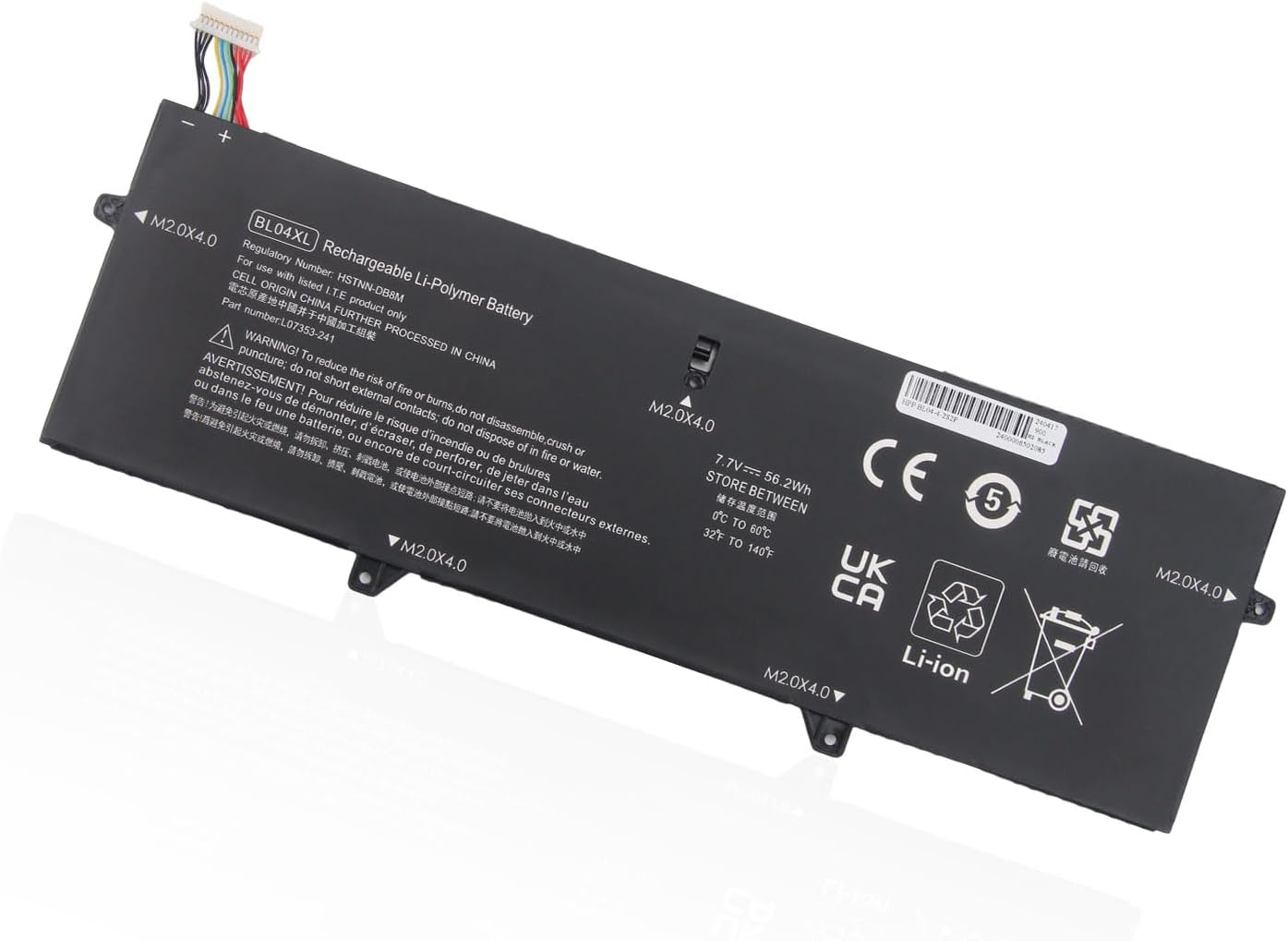 BL04XL HP BL04056XL HSTNN-UB7N HSTNN-DB8M L07041-855 5 L07353-2C1 L07353-241 L07353-541 compatible battery
