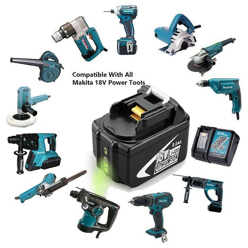 Makita BL1890B BL1830B LXT Lithium Ion 18V 9,0Ah BL1850B BL1860B compatible Battery - Click Image to Close