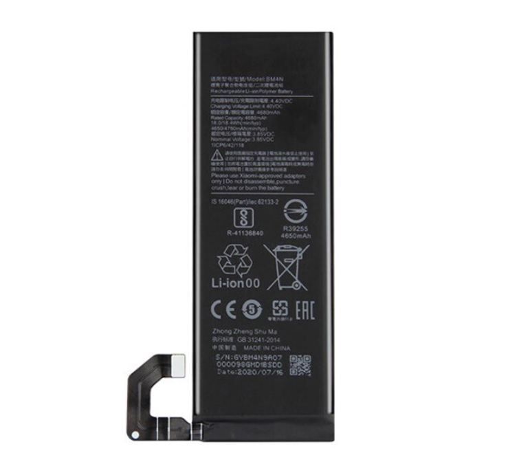 Xiaomi BM4N Mi 10 Mi 10 5G Mi 10S 5G M2102J2SC M2001J2I compatible battery
