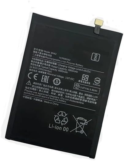 BN62 Xiaomi Pocophone Poco M3 Redmi 9T Xiaomi Redmi Note 9 (4G) compatible battery