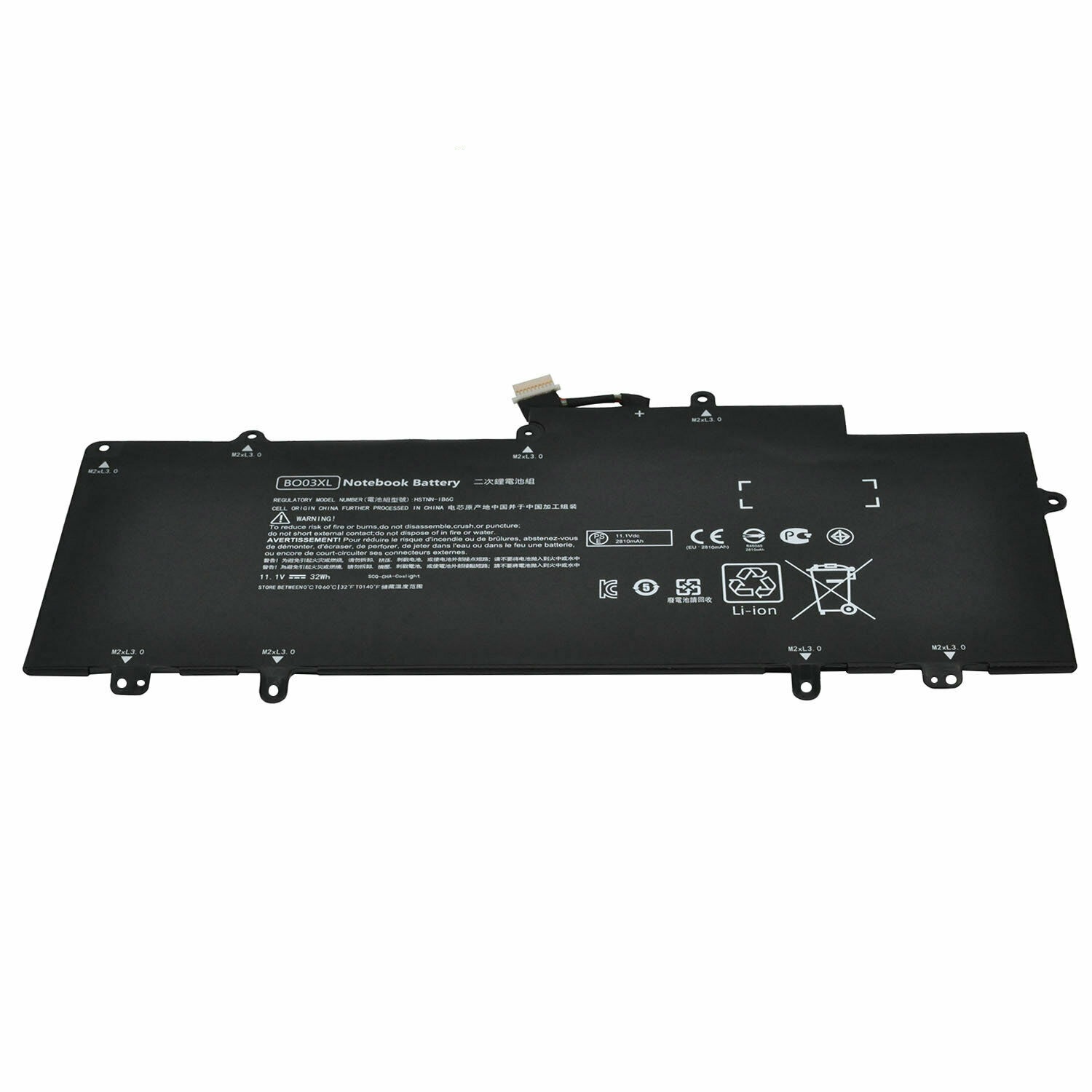 BO03XL HP Chromebook 14-X007TU 14-X008TU 14-Q070NR 14-Q001TU compatible battery - Click Image to Close