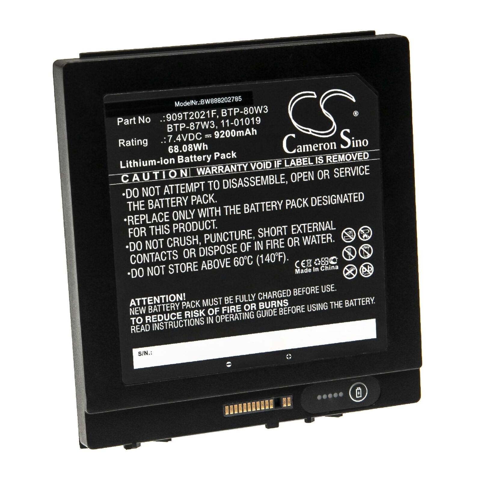 Xplore iX104 Tablet PC 909T2021F BTP-80W3 BTP-87W3 11-01019 compatible battery