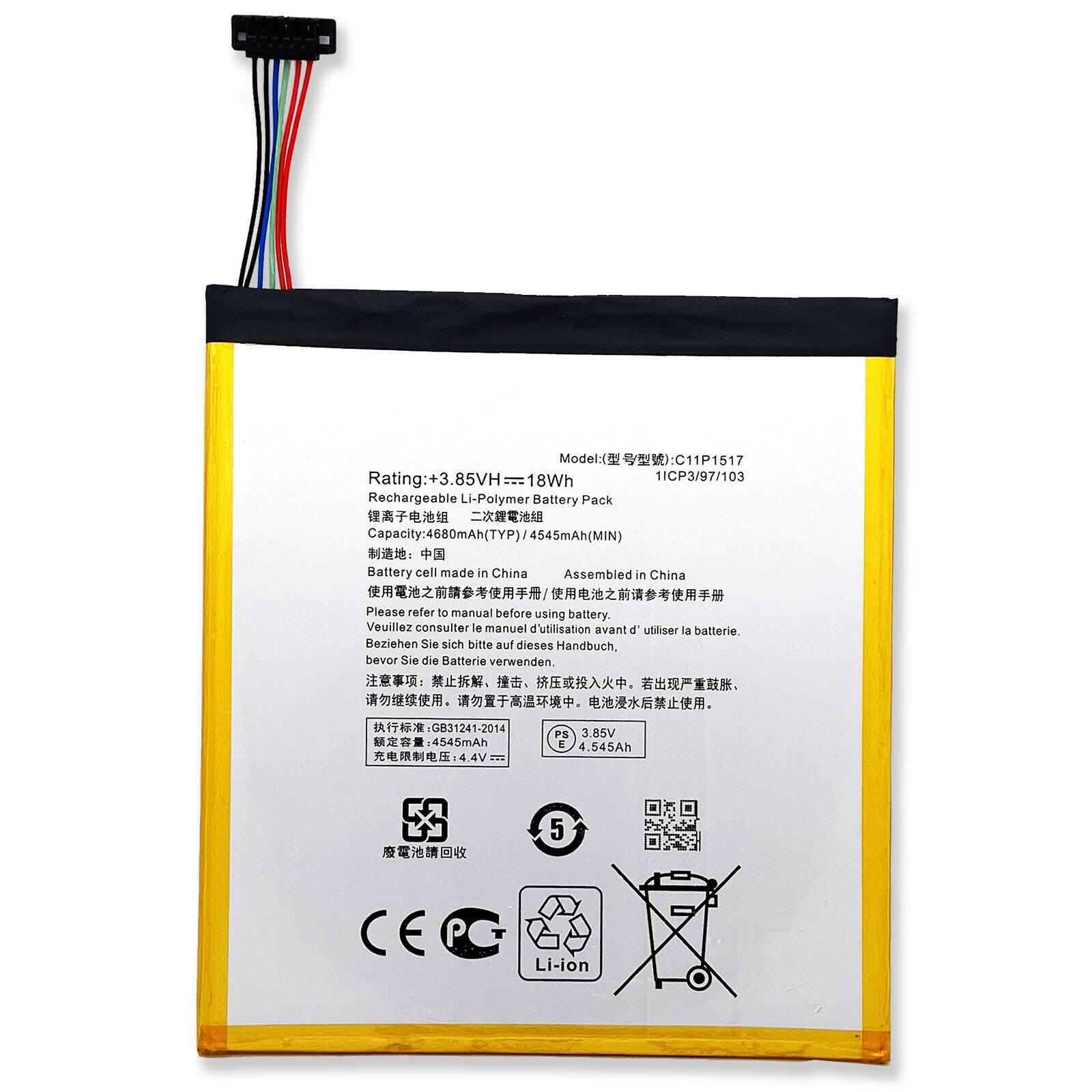 Asus Pad P023 ZD300C ZD300CG C11P1502 C11P1517 (1ICP3/108/118)compatible Battery
