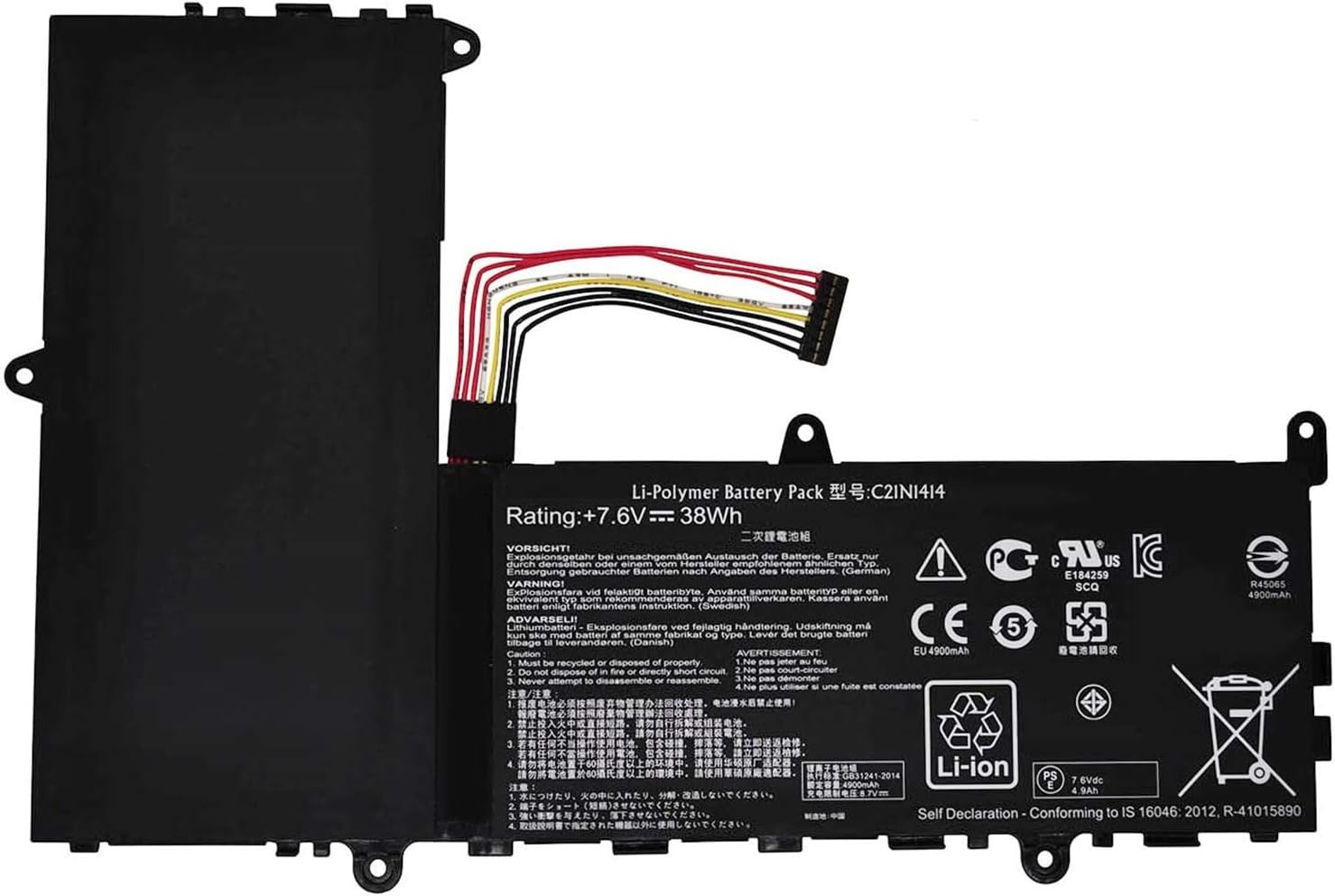 C21N1414 CKSE321D1 ASUS EeeBook X205TA X205 F205TA X205T compatible battery - Click Image to Close