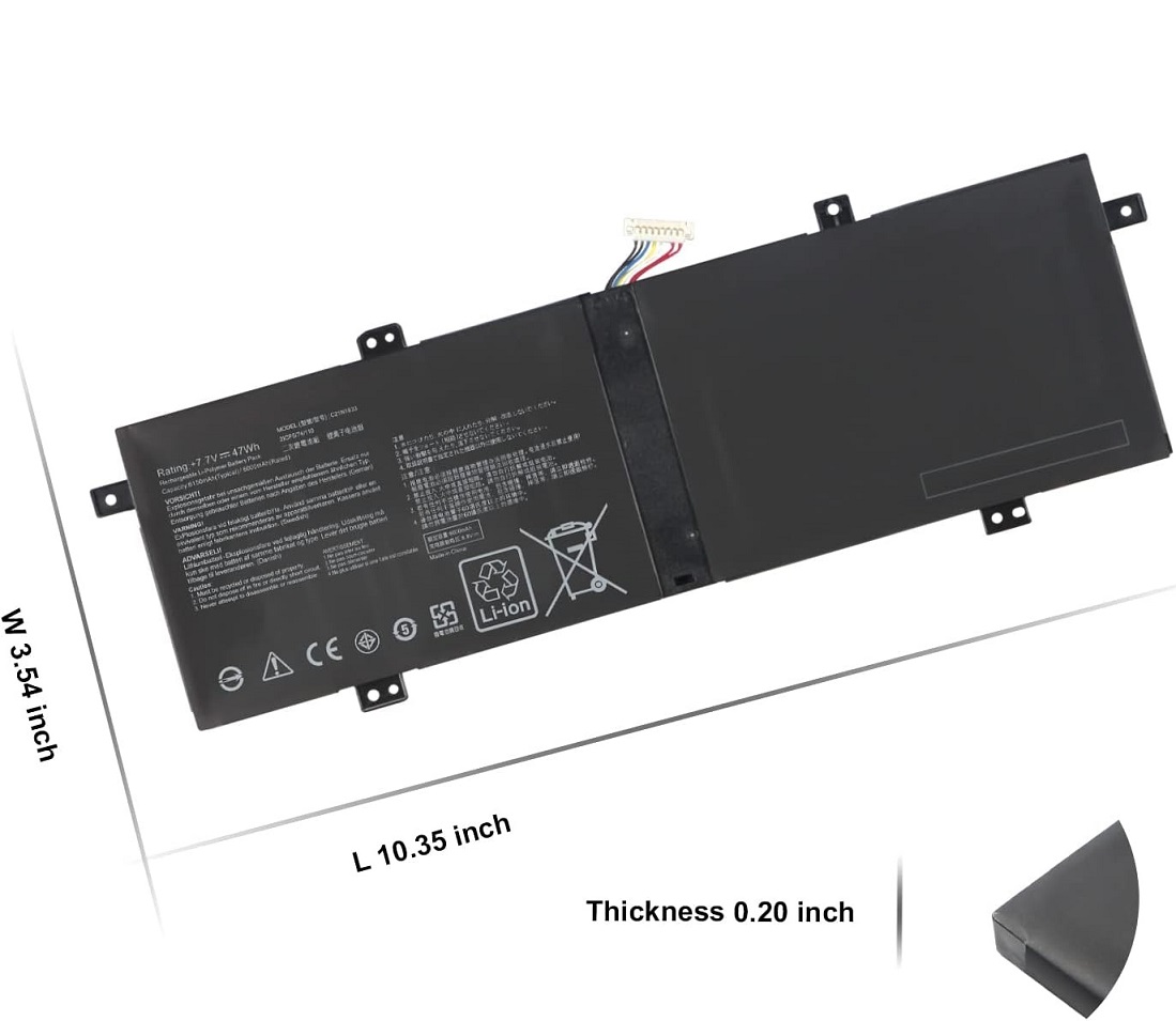 C21N1833 Asus ZenBook 14 UM431 UM431DA UX431 UX431FA UX431FN UX431FL UX431DA compatible battery