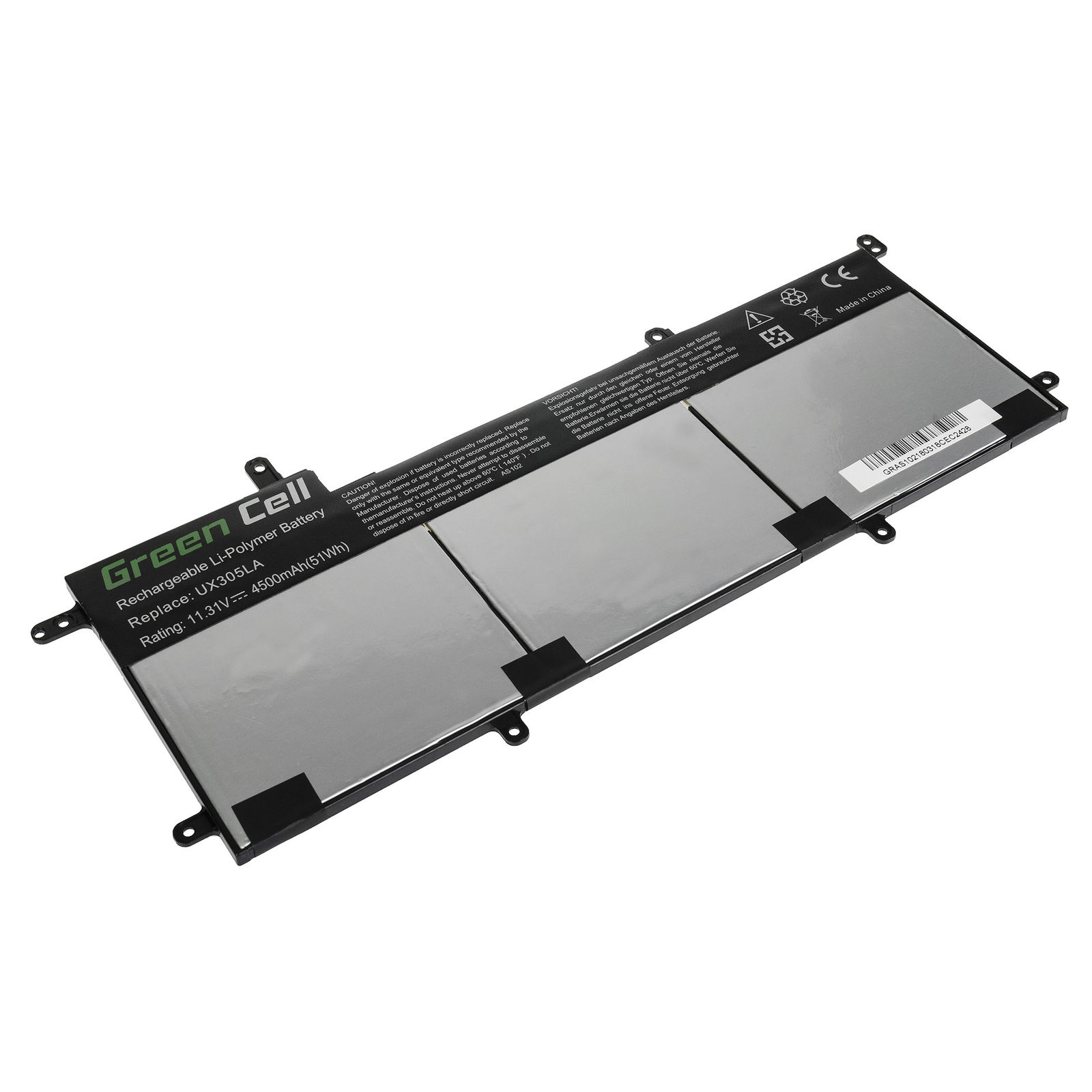 4500mAh Asus Zenbook UX305LA-FC012H UX305LA-FC018T UX305U compatible battery - Click Image to Close