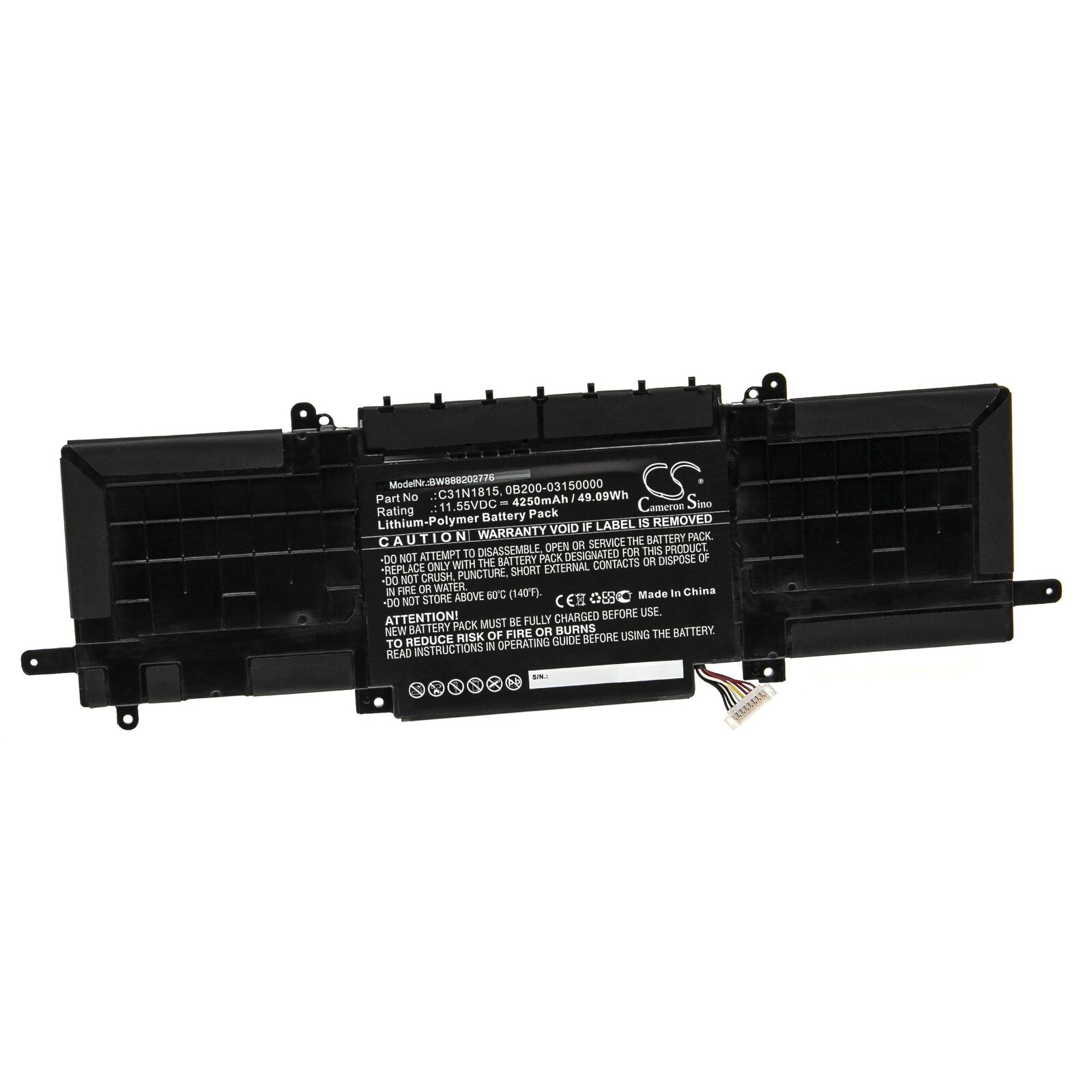 Asus 0B200-03150000, B31BIEH, C31N1815 compatible battery