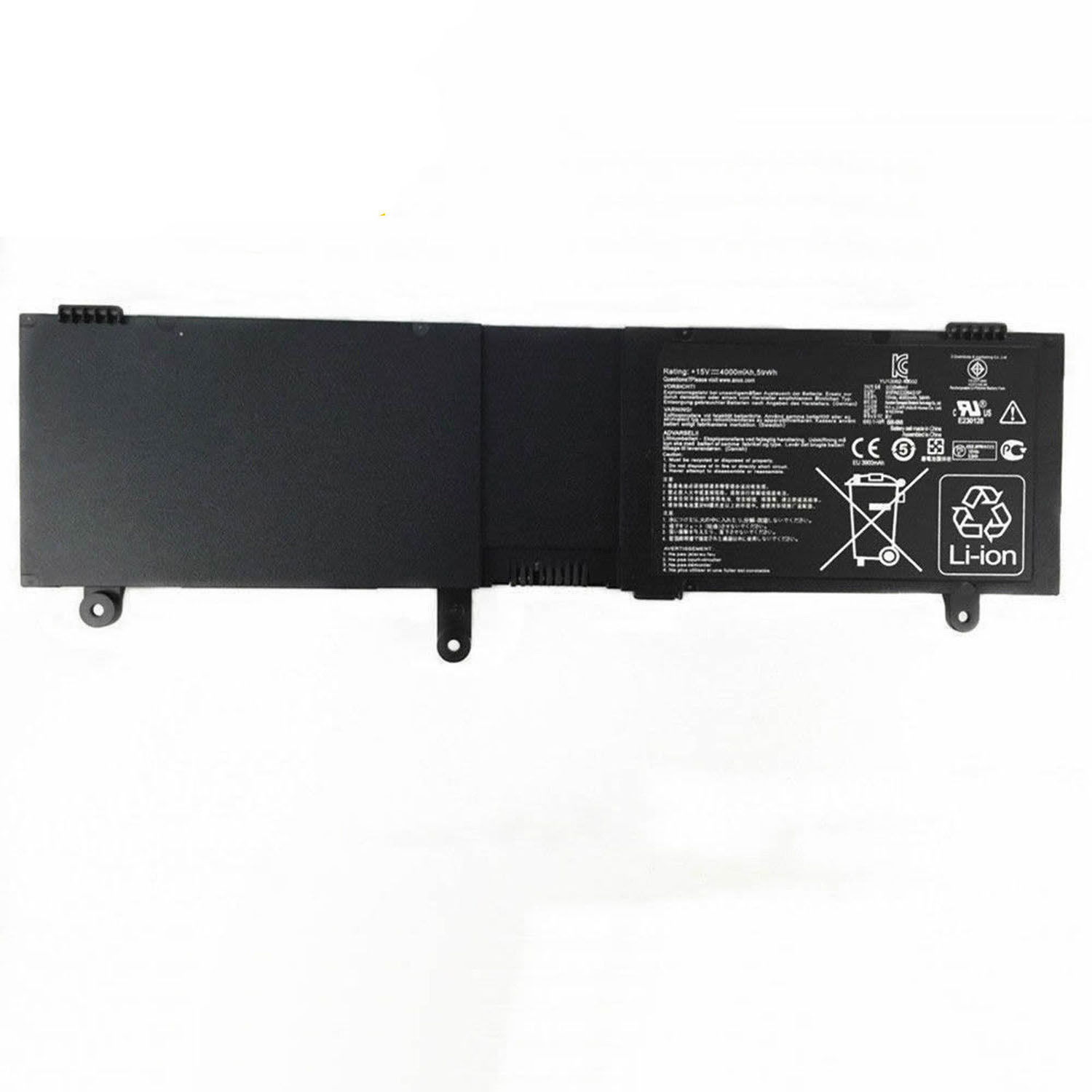 Asus N550JK-DS595D N550JK-DS71T N550JV N550JV-CM203H compatible battery - Click Image to Close