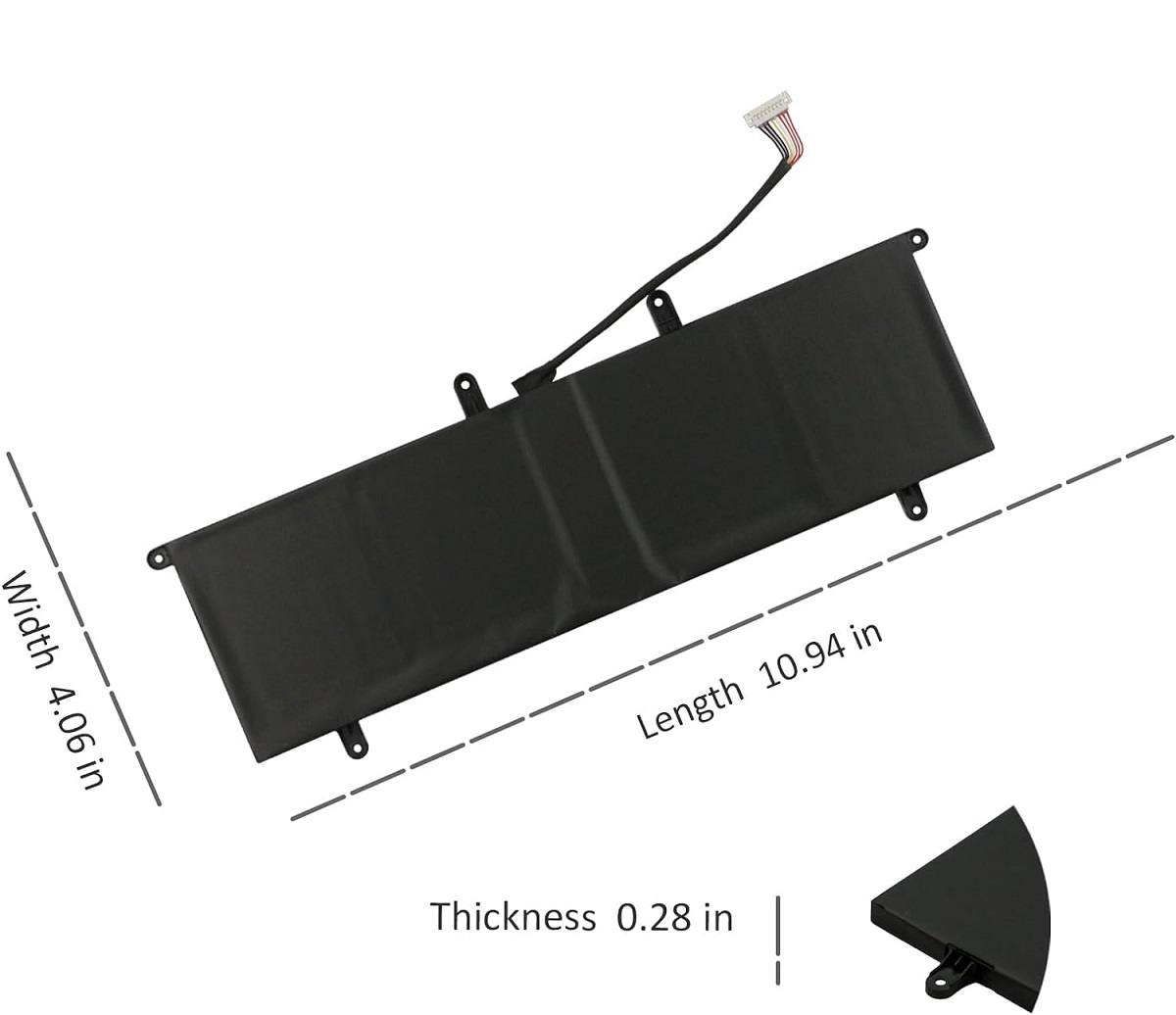 Asus ZenBook Duo UX481FA-BM011T UX481FA-BM018T C41N1901 0B200-03520000 compatible battery