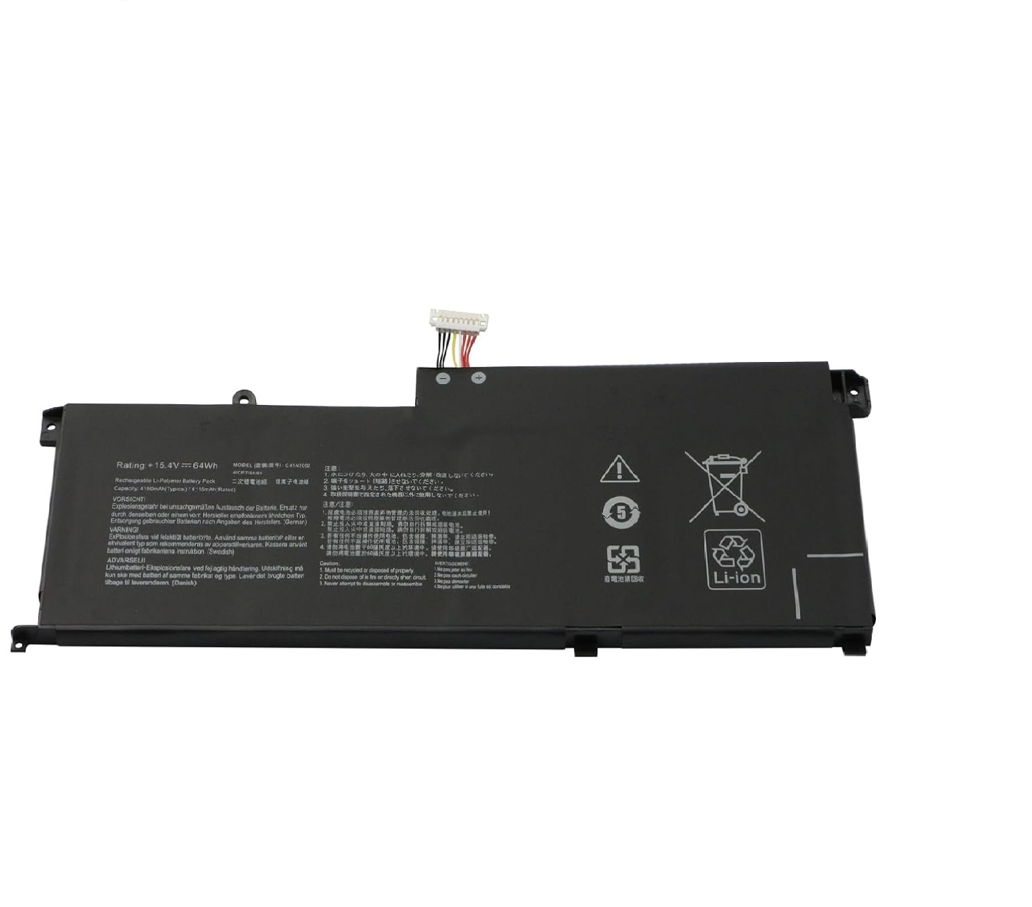 C41N2002 Asus ZenBook Pro 15 UX535L UX535LH UX535LI 15,4V compatible battery