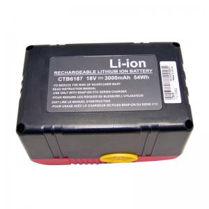 Snap on CTB4187 CTB4185 CTB6187 LI-ION 18V 3.0Ah compatible Battery [CTB6187-10]