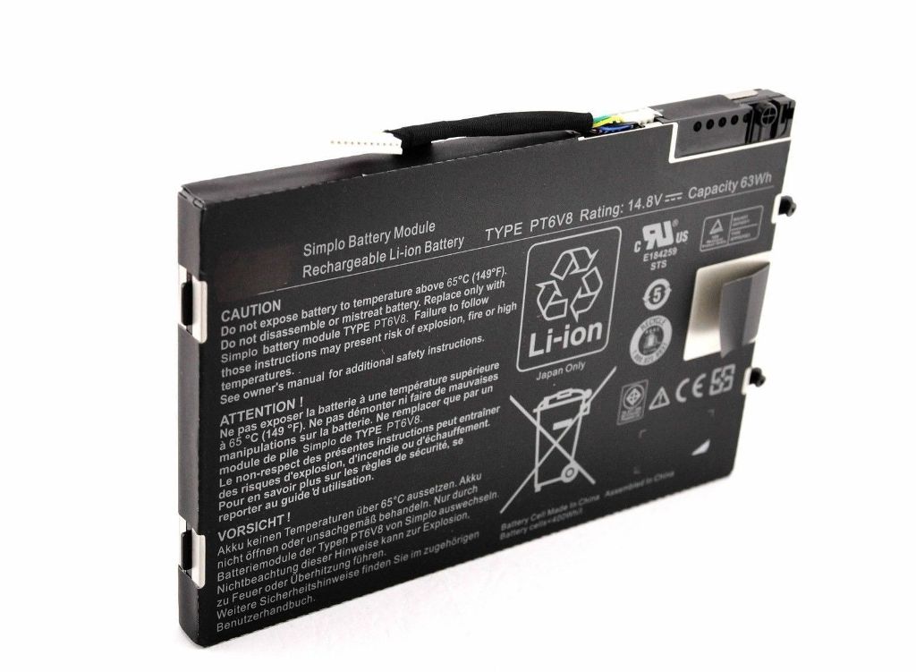 Dell Alienware M11x M14x R1 R2 R3 8P6X6 P06T PT6V8 T7YJR 08P6X6 compatible battery - Click Image to Close