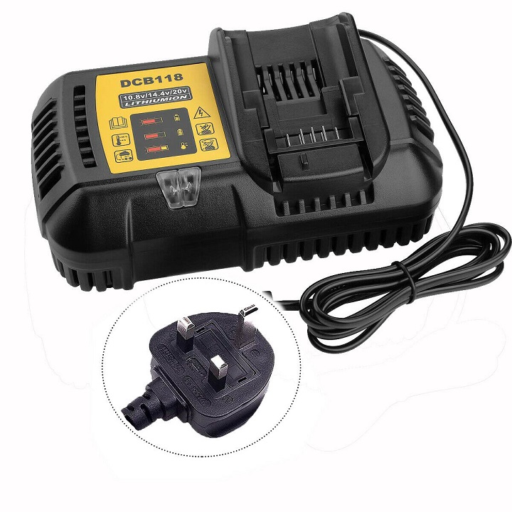 Battery Charger for DeWALT DCB105 DCB101 DCB102 DCB115 4.5A