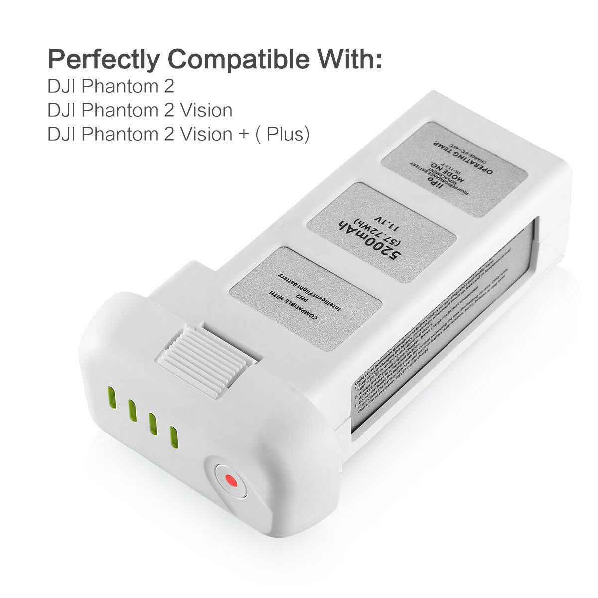 11.1V 5200mAh 3S Intelligent LIPO Battery for DJI Phantom 2 Version Plus UK - Click Image to Close