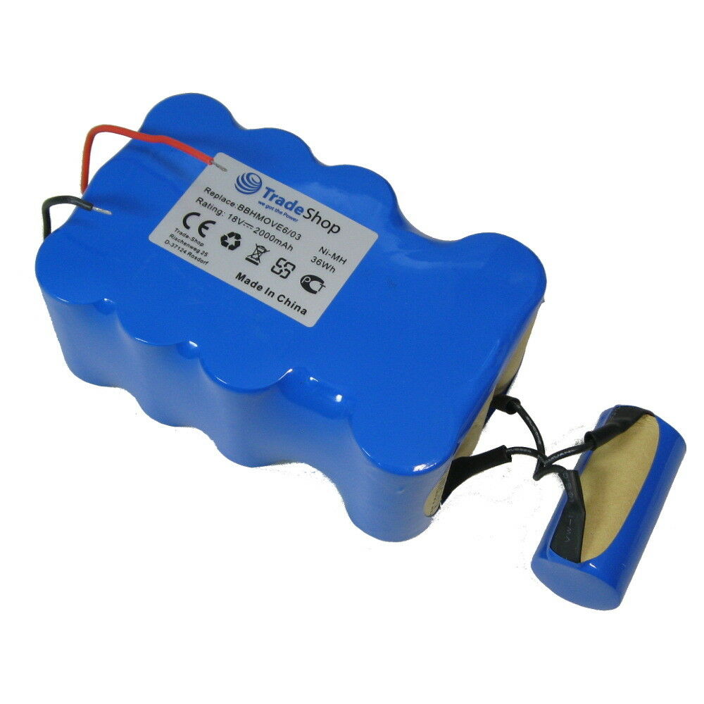 18V 2000mAh Ni-MH Bosch BBHMOVE4 BBHMOVE6 03 compatible Battery