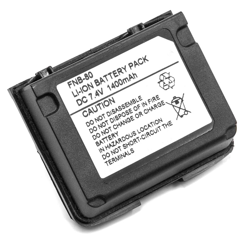 Vertex Yaesu FNB-58Li,FNB-80,FNB-80Li 1400mAh 7,4V Li-Ion compatible Battery