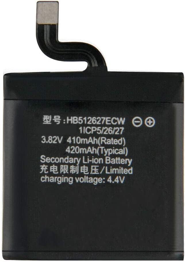 HB512627ECW Huawei Watch 2 410mAh 1ICP5/26/27 compatible battery