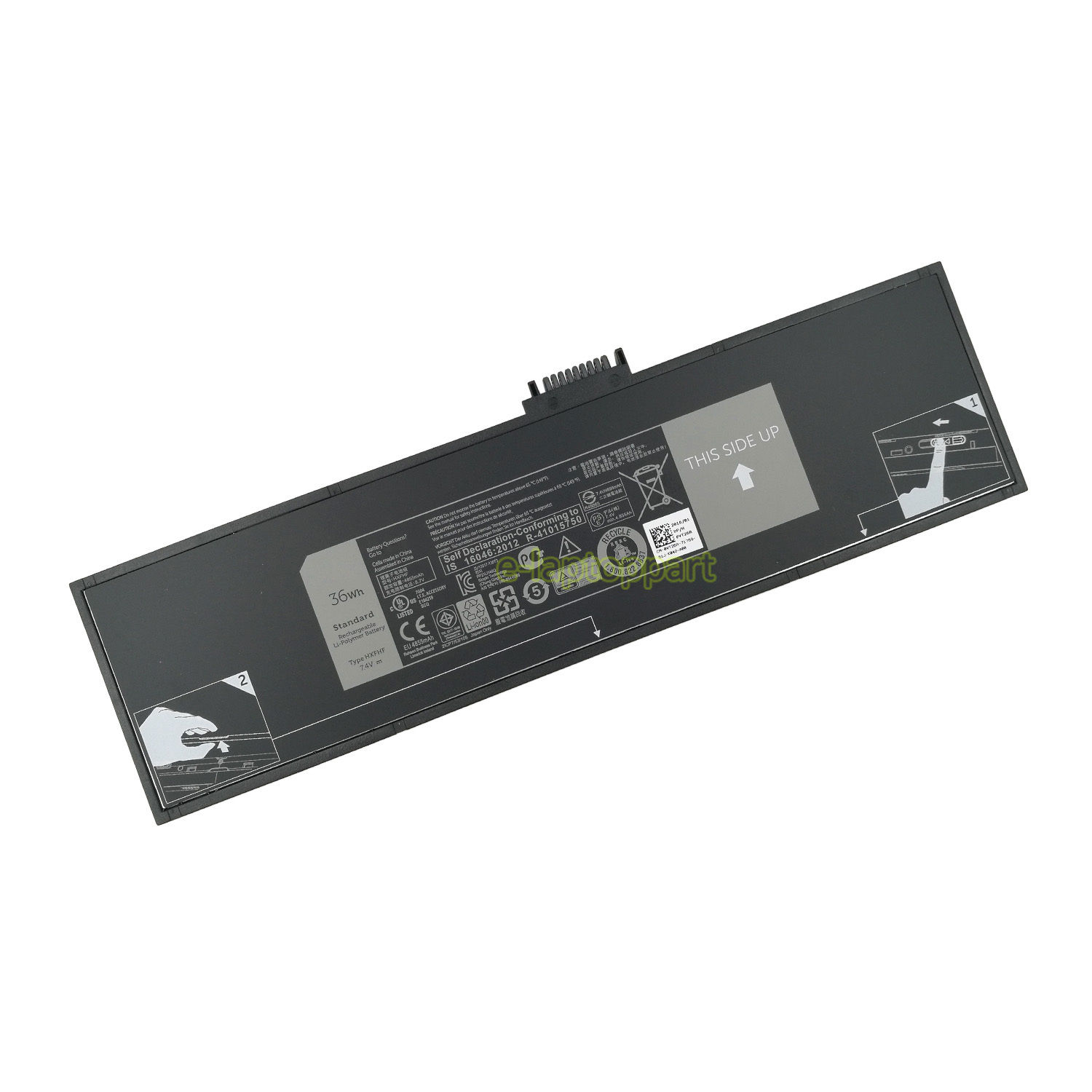 36Wh HXFHF Dell Venue 11 Pro 7130 7139 VJF0X VT26R XNY66 451-BBGR compatible battery - Click Image to Close