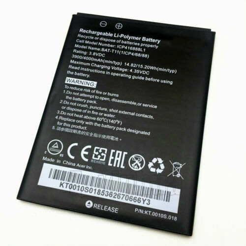 ICP416888L1 Acer Liquid Z630 T03 T04 Z630S BAT-T11 (1ICP4/68/88) compatible Battery - Click Image to Close