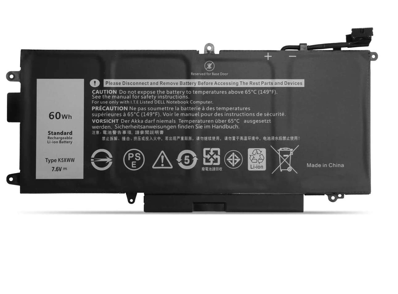 7.6V 60Wh K5XWW Dell Latitude 5289 7389 7390 E5289 P29S001 P29S002 2-in-1 compatible battery 7.6V 60Wh K5XWW Dell Latitude 5289 7389 7390 E5289 P29S001 P29S002 2-in-1 compatible battery