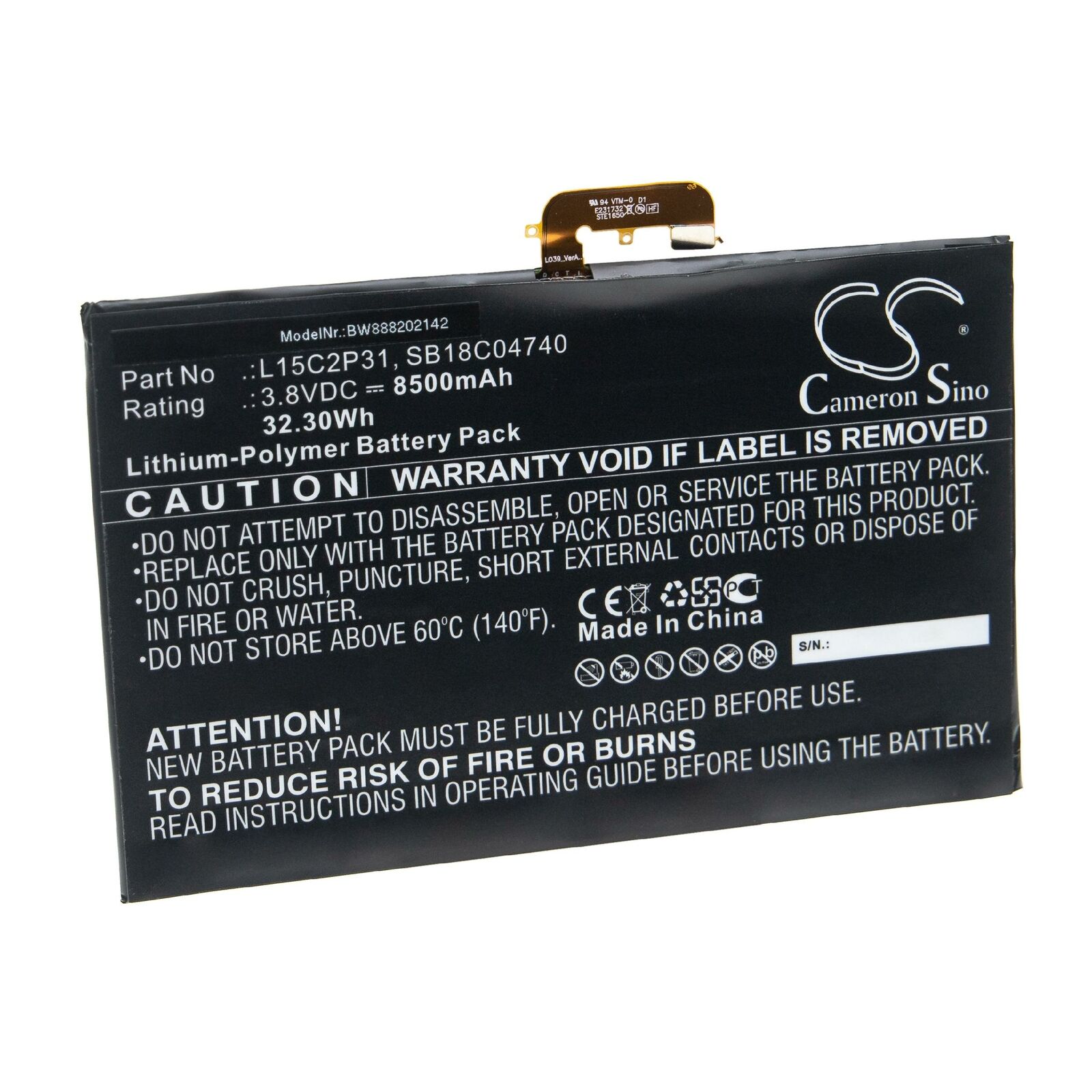 L15C2P31 SB18C04740 LENOVO Yoga Book YB1 YB1-X91F compatible battery