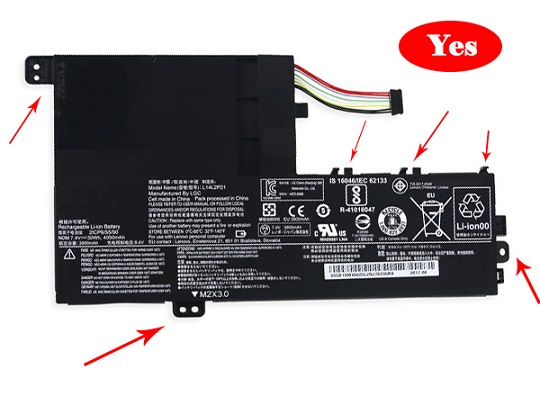 L15C3PB1 Lenovo IdeaPad 320S-14IKB 320S-15ABR 320S-15AST 320S-15IKB compatible battery - Click Image to Close