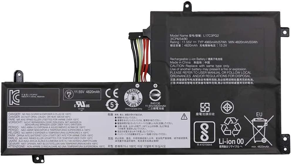 11.4V L17C3PG2 L17C3PG1 Lenovo Legion Y530 Y730 Y740-15IC compatible battery