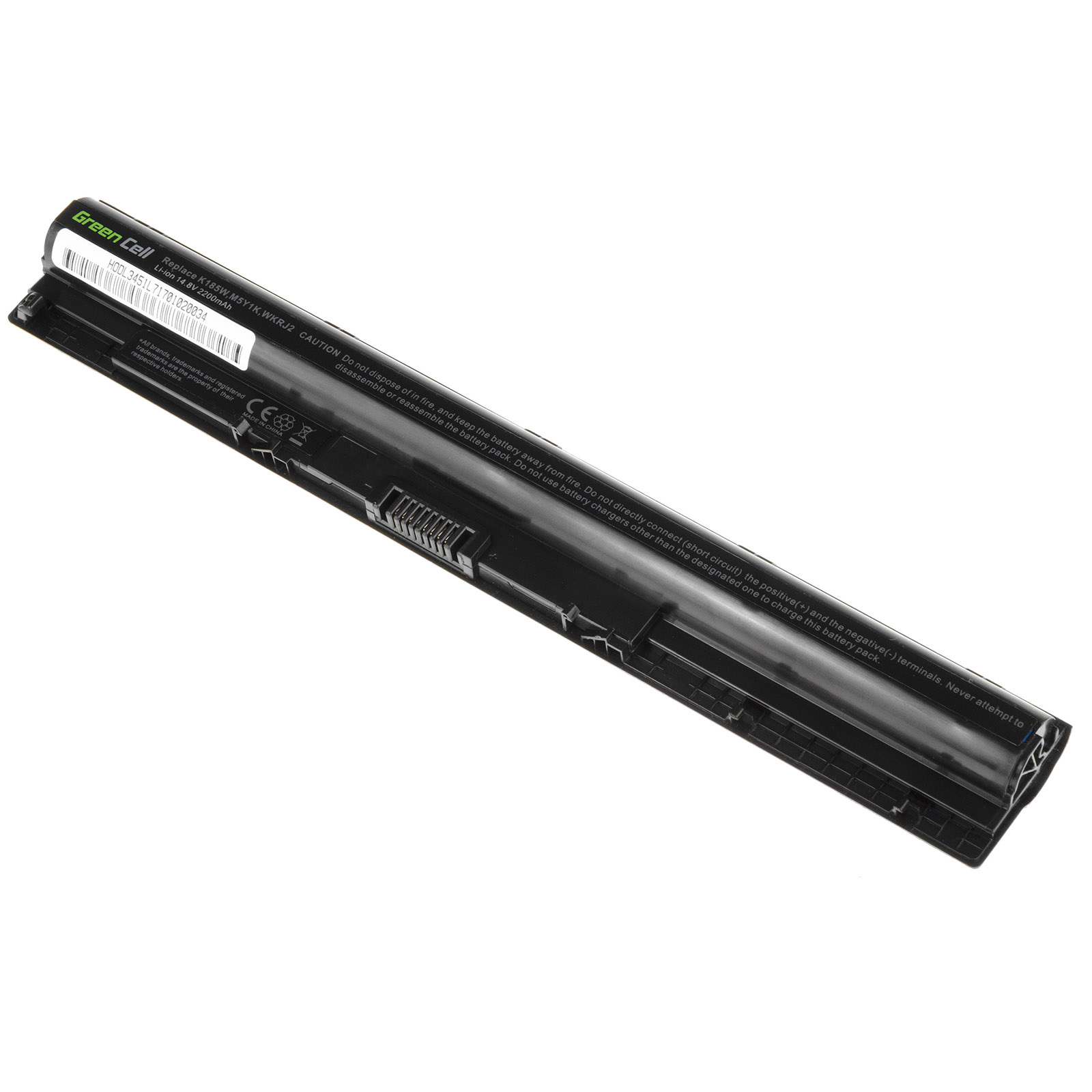 DELL GXVJ3 HD4J0 K185W M5Y1K WKRJ2 453-BBBR compatible battery