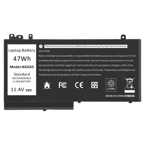 NGGX5 Dell Latitude E5270 E5470 E5570 (P48F001) Precision M3510 0JY8D6 compatible battery