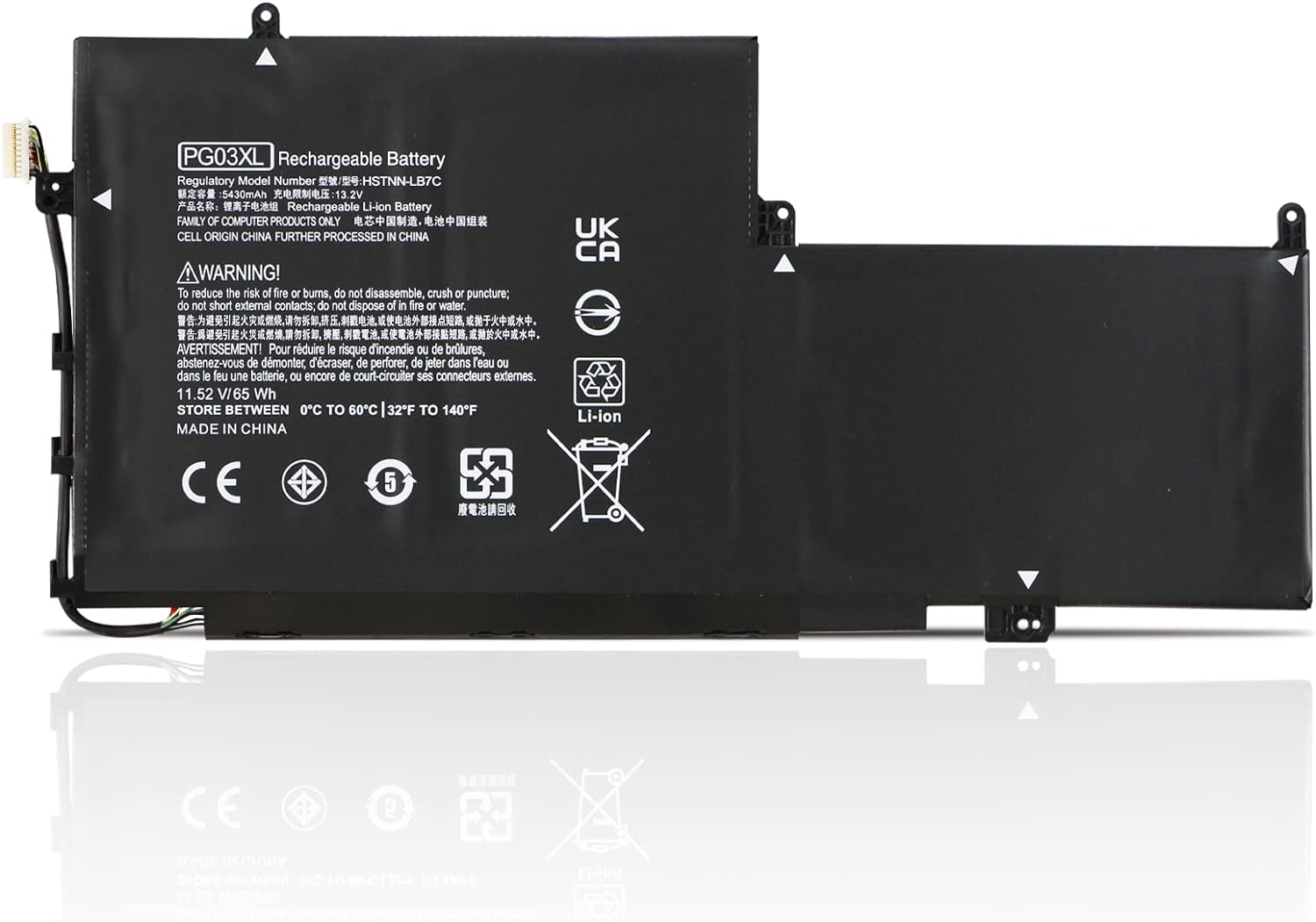 HP Spectre X360 15 AP011DX 15-AP000 AP000NA AP000NF AP000NX PGO3XL 831532-421,422 831758-005 HSTNN-LB7C compatible battery