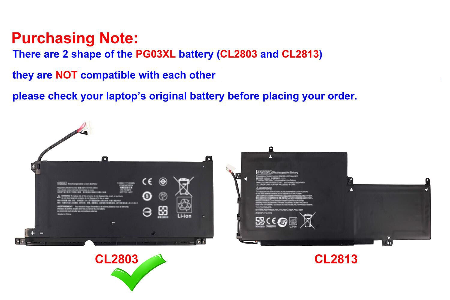 HP Pavilion Gaming 15-dk0xxx 15-dk1xxx 15-dk2xxx 15-ec0xxx 15-ec1xxx 15-ec2xxx 16-a0xxx compatible battery