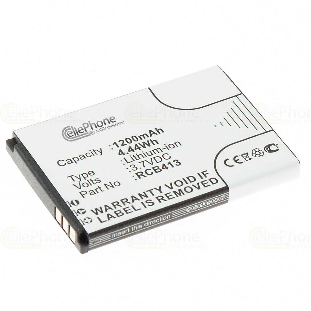 3,7V Li-Ion Doro Primo 413 - RCB413 - 1200mAh compatible Battery